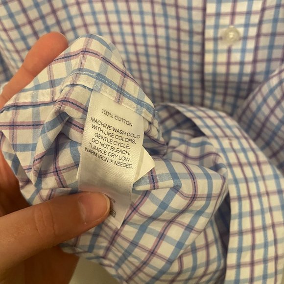 Men's Vineyard Vines Striped Slim Fit Tucker Shirt 100% Cotton - Picture 5 of 8